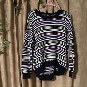 Forever 21 Multicolor Striped Sweater